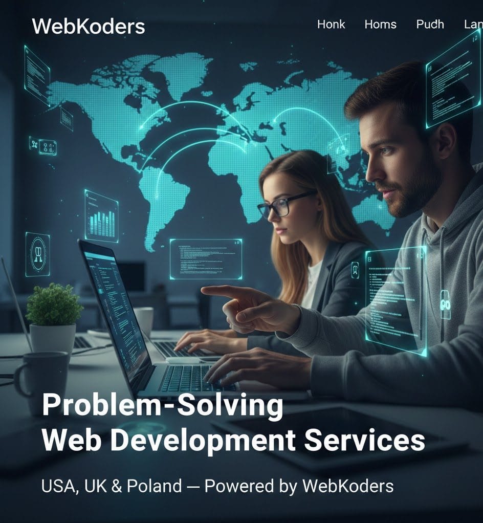 Problem Solving Web Development Services for USA, UK & Poland – WebKoders
